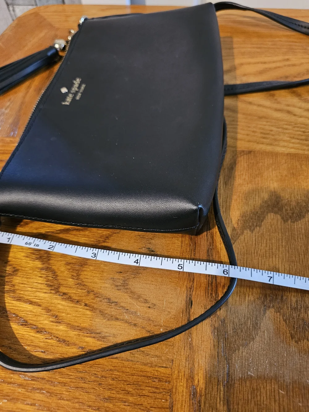 kate spade New York Black Leather Crossbody Bag